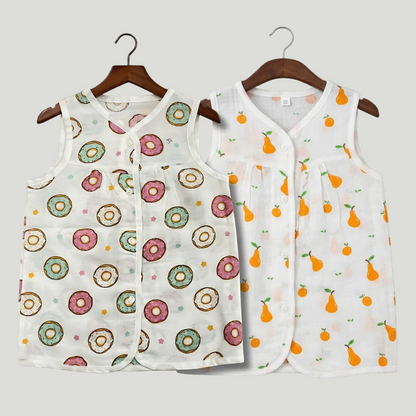 Summer Everyday Frocks - Front Open (Set of 2)