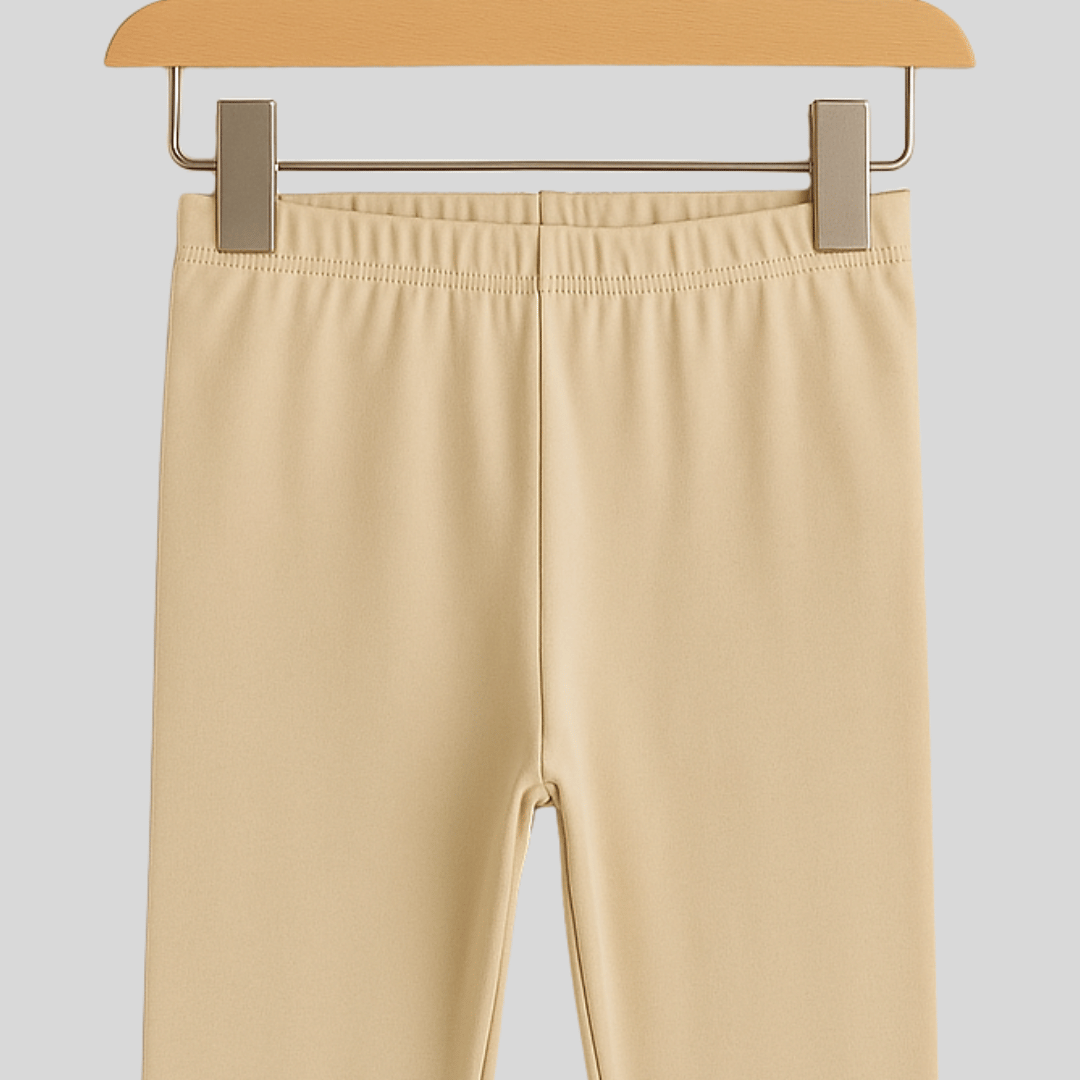 Girls Leggings Off-white 100% Cotton