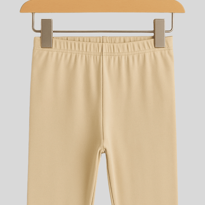 Girls Leggings Off-white 100% Cotton