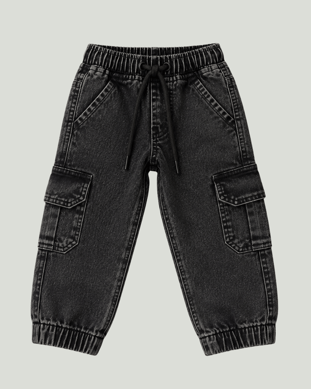 Durable Everyday Wash Black Play Joggers