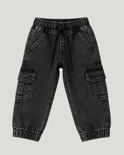 Durable Everyday Wash Black Play Joggers