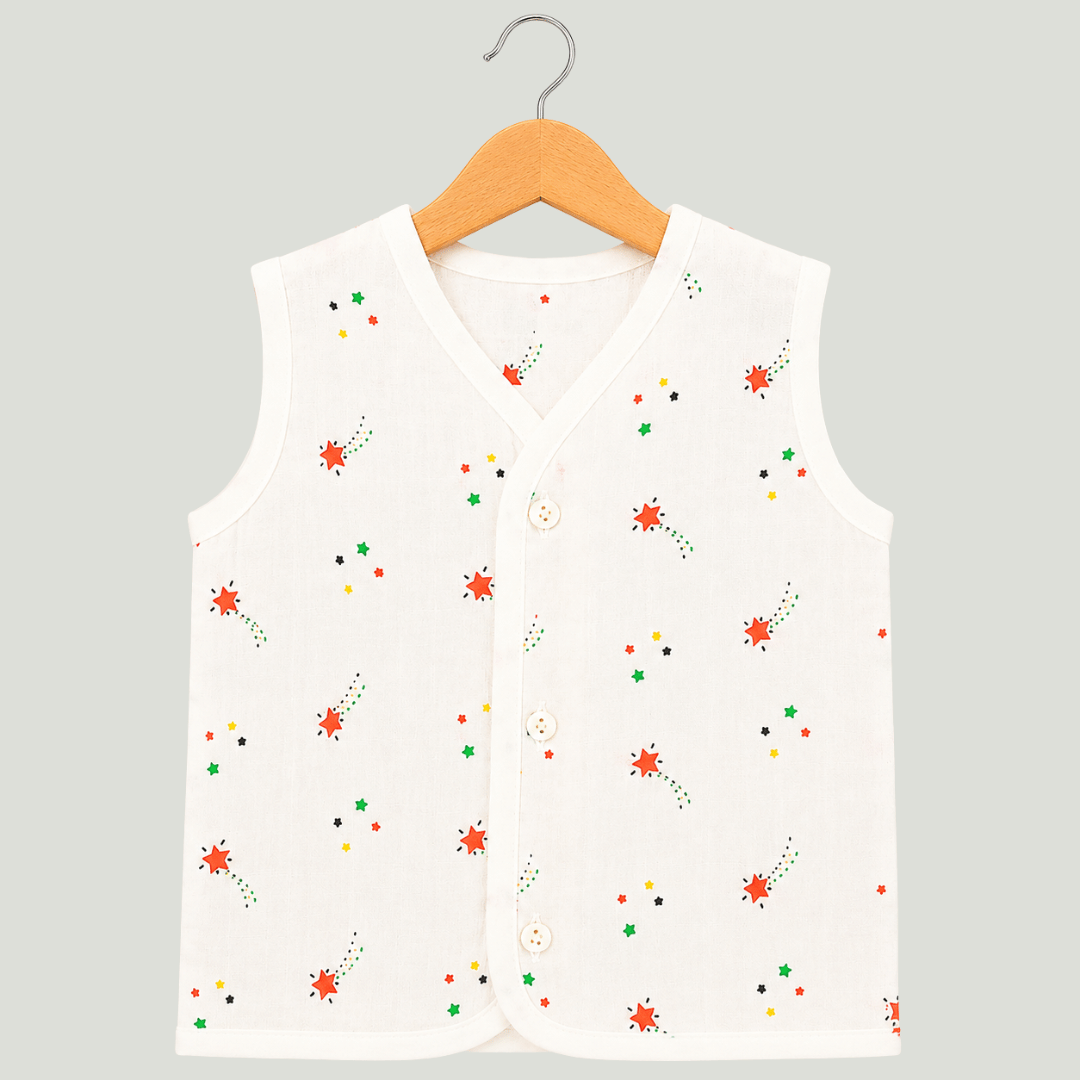 Unisex Soft Cotton Sleeveless Jhabla