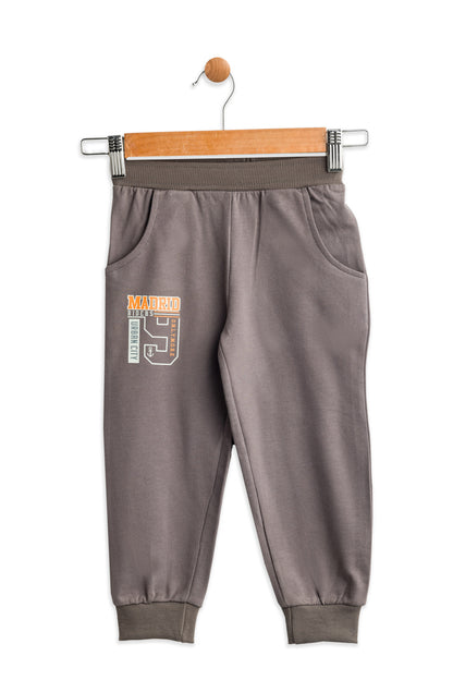 Baby Joggers Dark Grey Soft & Breathable 100% Cotton