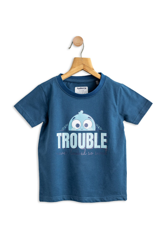 Royal Blue T-Shirts for Boys | 100% Cotton