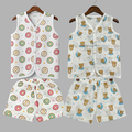 Summer Cotton Snap Up Jhabla & Shorts Set (Set of 2)