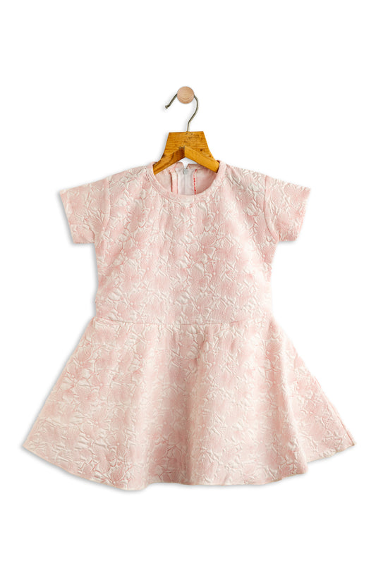 Todlerry Half-sleeve Girls Frock | Floral Print | 100% Cotton