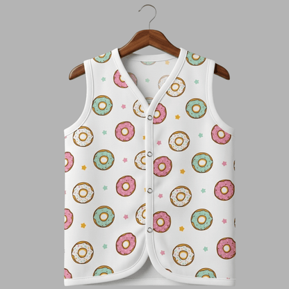Summer Cotton Snap Up Jhabla & Shorts Set