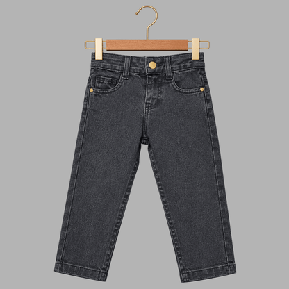 Kids Premium Stretch Straight-Fit Denim Jeans | Durable Everyday Play Joggers