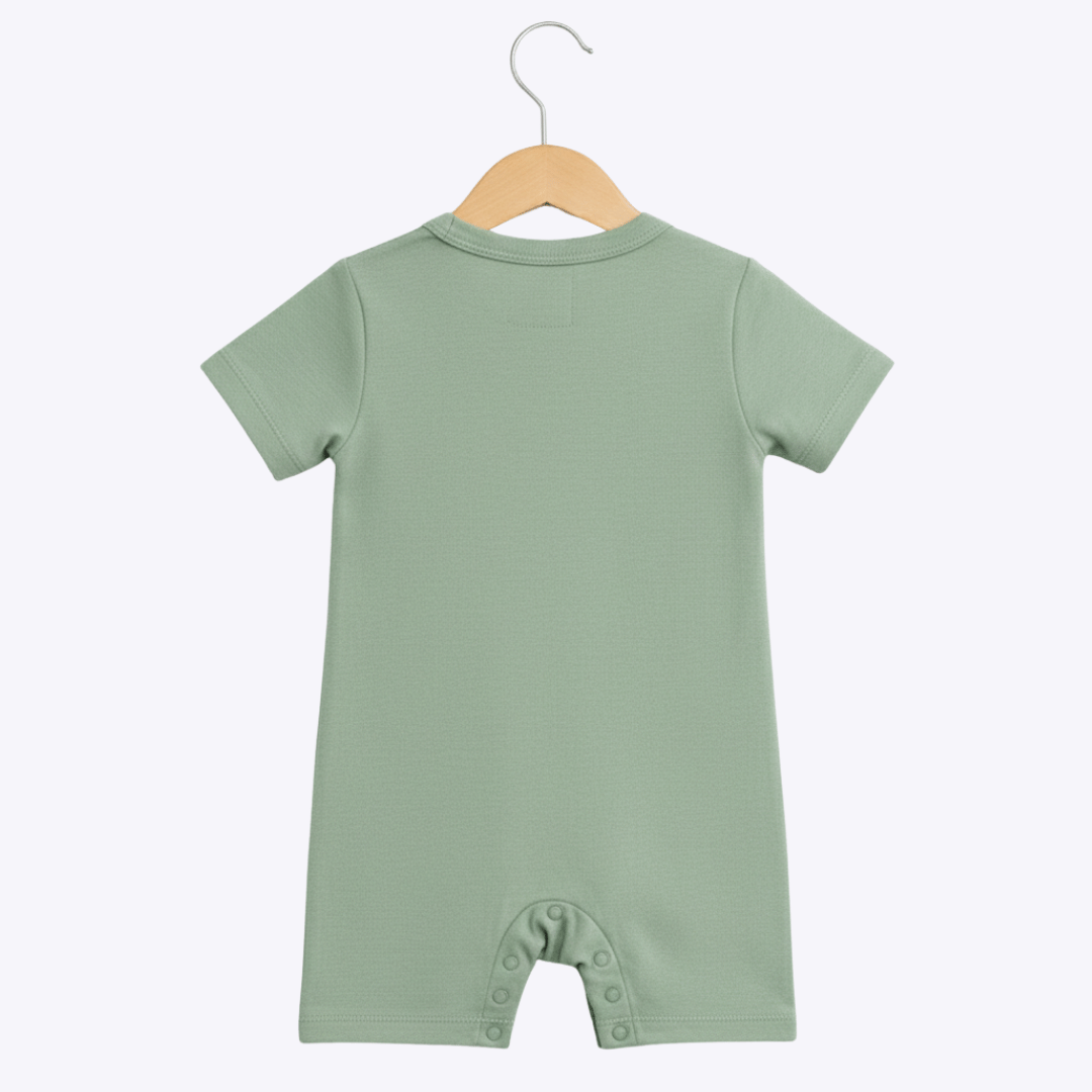 Sweet Dreams Sage Green Half Romper