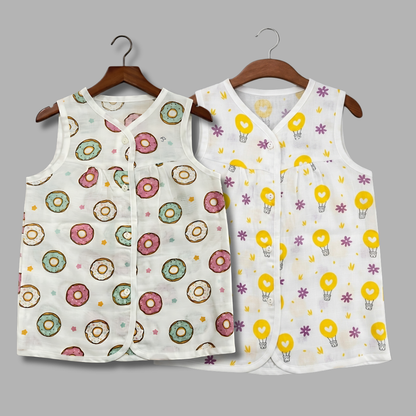 Summer Everyday Frocks - Front Open (Set of 2)