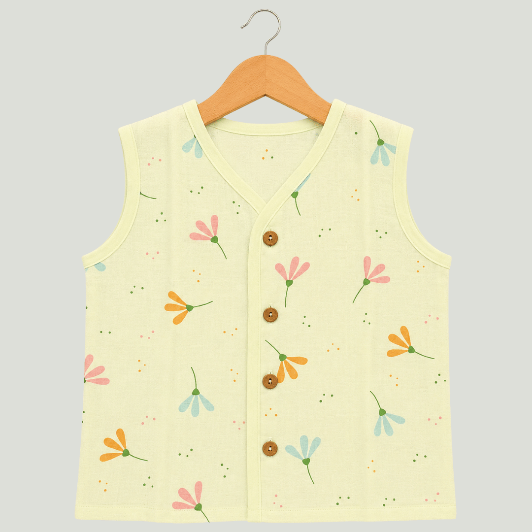 Unisex Soft Cotton Sleeveless Jhabla