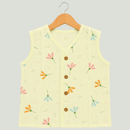 Unisex Soft Cotton Sleeveless Jhabla