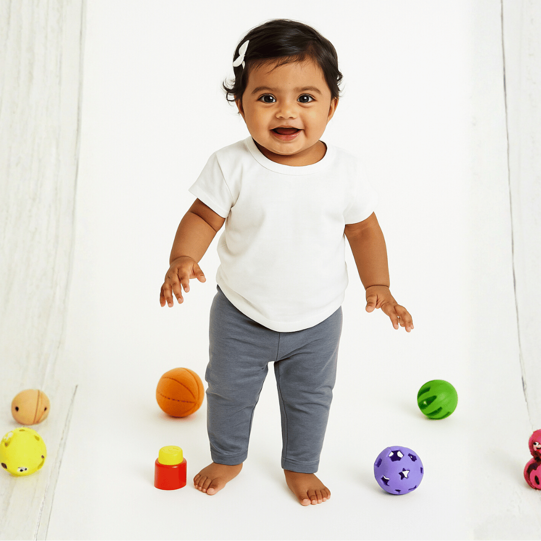 Todlerry Baby Leggings | Pack of 2 |Soft & Breathable | 100% Cotton