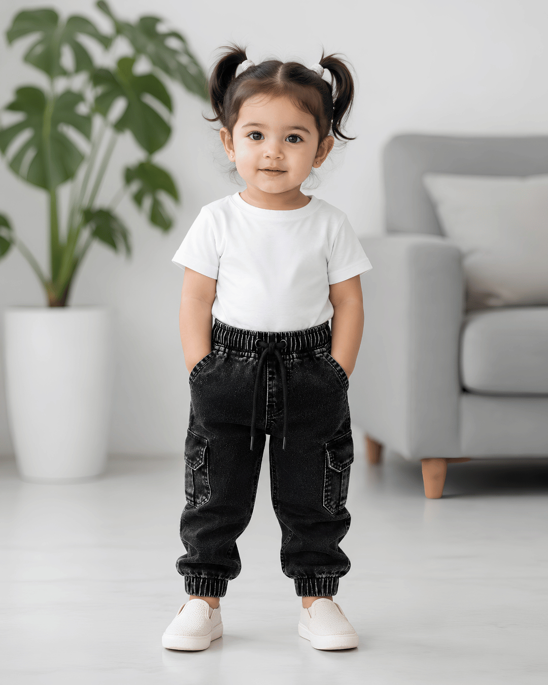 Classic Comfort Fit Kids Denim Jeans | Durable Everyday Play Joggers