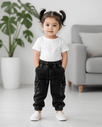 Classic Comfort Fit Kids Denim Jeans | Durable Everyday Play Joggers