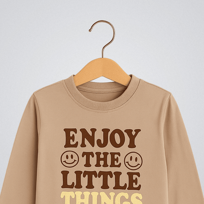 Todlerry boys Cotton T-Shirt | Little Things Tee | Soft & Breathable | 100% Cotton