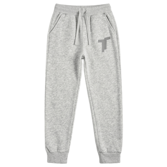 Unisex Fleece Grey Joggers