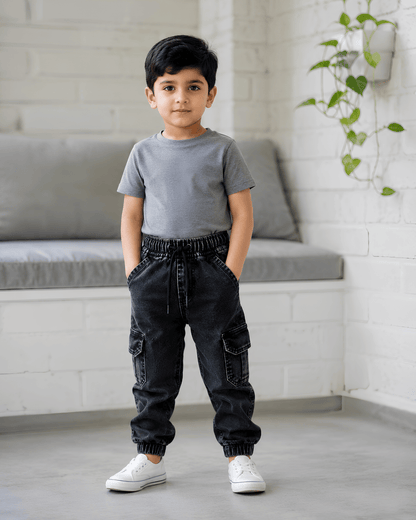 Durable Everyday Wash Black Play Joggers