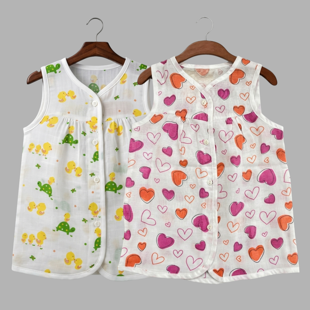 Summer Everyday Frocks - Front Open (Set of 2)