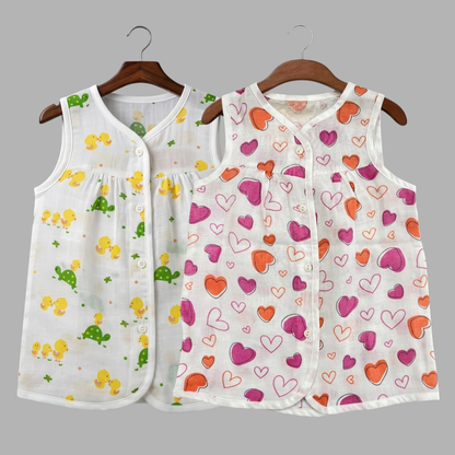 Summer Everyday Frocks - Front Open (Set of 2)
