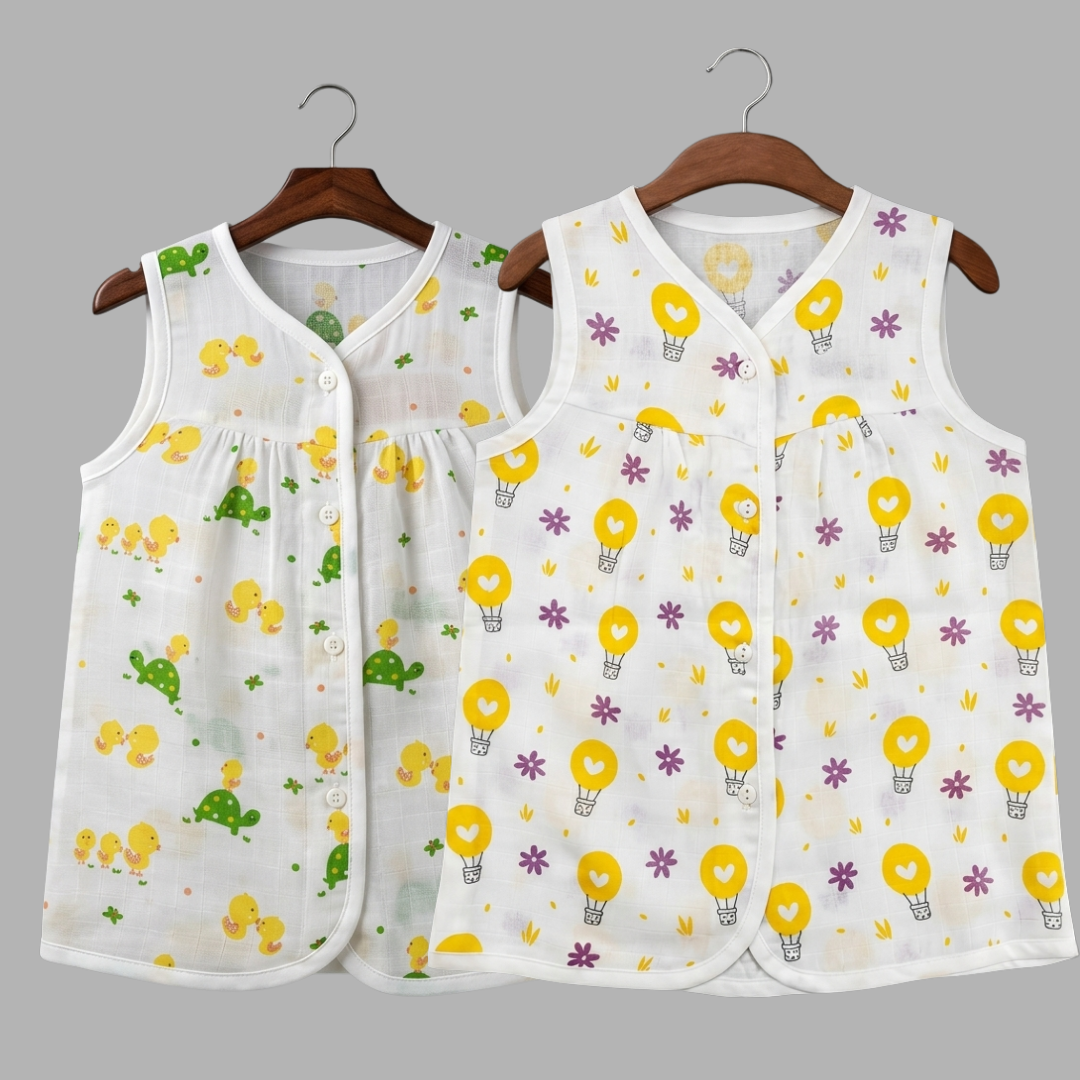 Summer Everyday Frocks - Front Open (Set of 2)