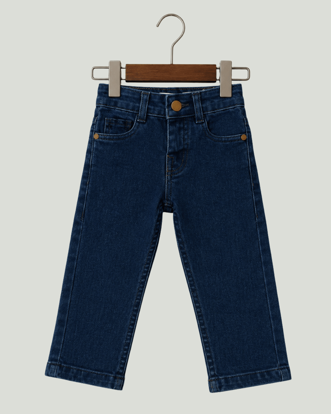 Classic Comfort Fit Kids Dark Blue Denim Jeans