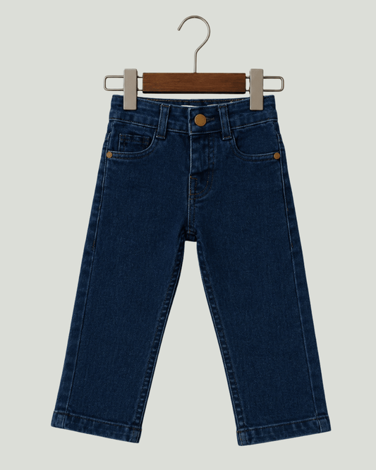 Classic Comfort Fit Kids Denim Jeans | Durable Everyday Play Joggers
