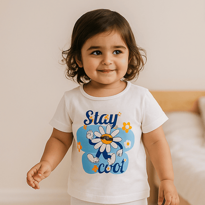 Todlerry Girls T-shirts | Pack of 3 |Soft & Breathable | 100% Cotton