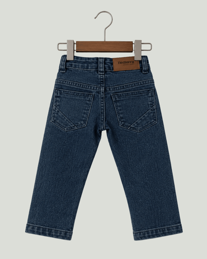 Classic Comfort Fit Kids Wash Blue Denim Jeans