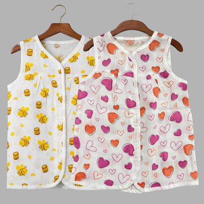 Summer Everyday Frocks - Front Open (Set of 2)