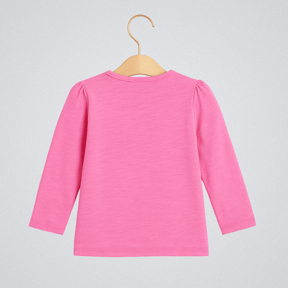 Todlerry Girls Cotton T-Shirt | Princess pink   | Soft & Breathable   | 100% Cotton