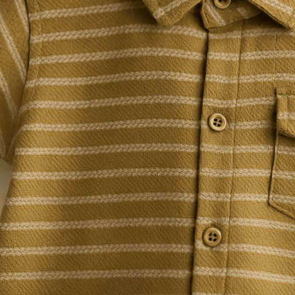 Todlerry Boys Cotton Strips Shirt | Pack of 2 |Soft & Breathable | 100% Cotton