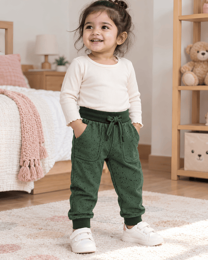 Todlerry Unisex Toddler Fleece Drawstring Joggers