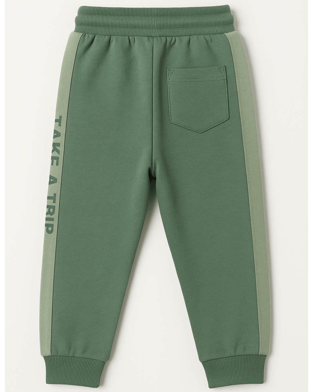 Unisex Green Full Sleeve Sweat Tee with matching Sweat pants for Kids 100% Cotton