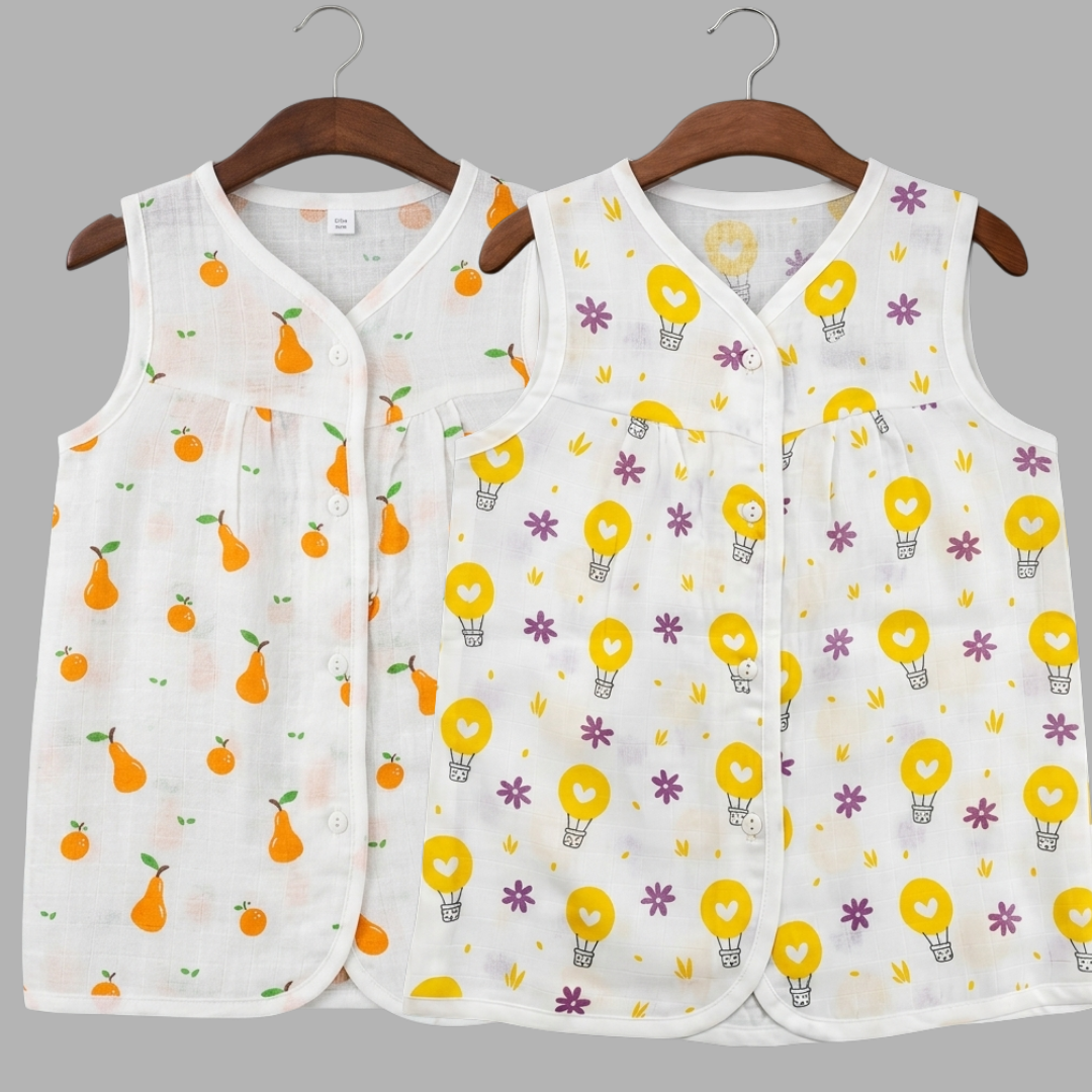 Summer Everyday Frocks - Front Open (Set of 2)