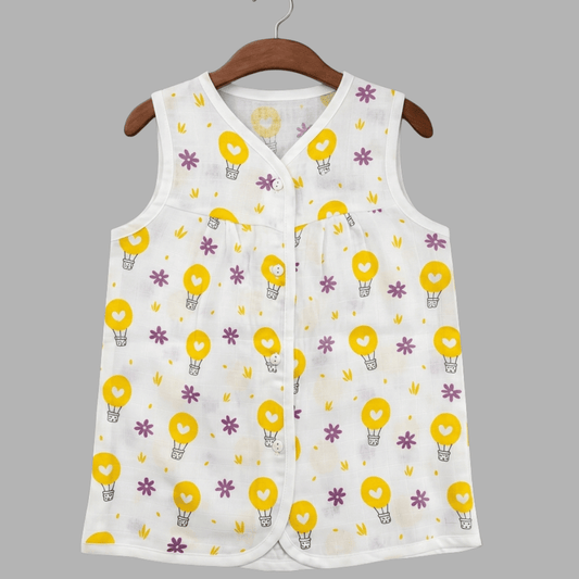 Honey Bee Summer Everyday Frocks - Front Open