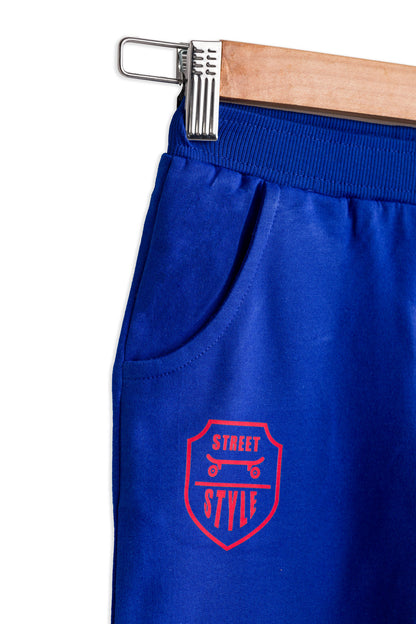 Todlerry Baby Joggers | Royal Blue  | Soft & Breathable | 100% Cotton