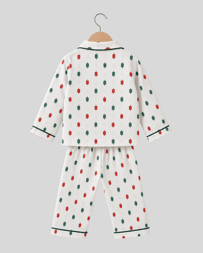 Todlerry Kids Cotton Night Suit – Ice cream Print