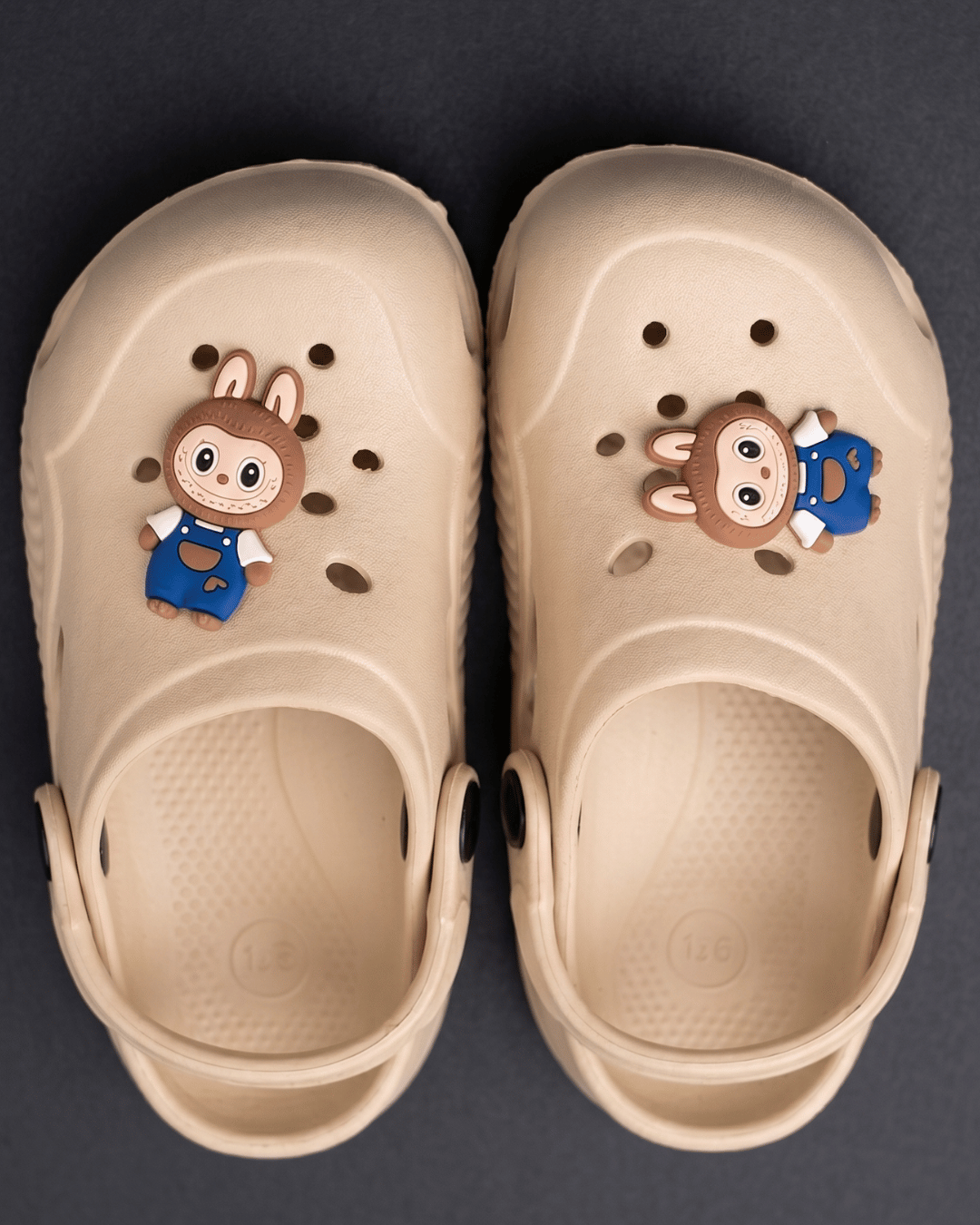 Kids Lightweight Cartoon Crocs – Teddy Bear & Spider-Man