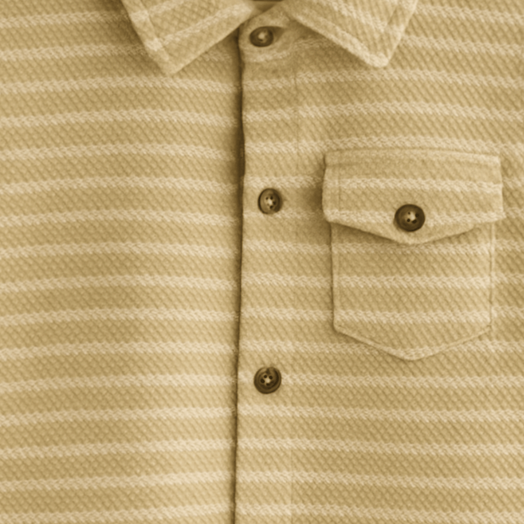 Boys Shirt Grey Strips Soft & Breathable 100% Cotton