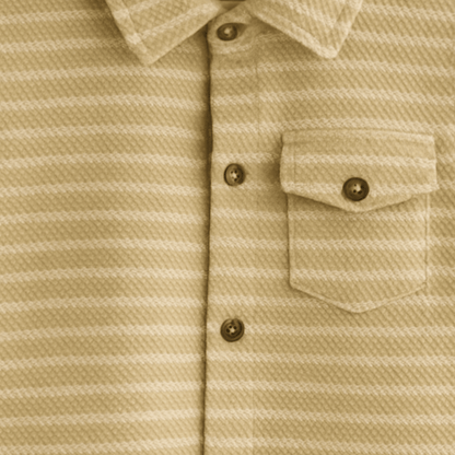 Boys Shirt Grey Strips Soft & Breathable 100% Cotton