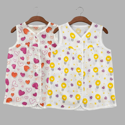 Summer Everyday Frocks - Front Open (Set of 2)