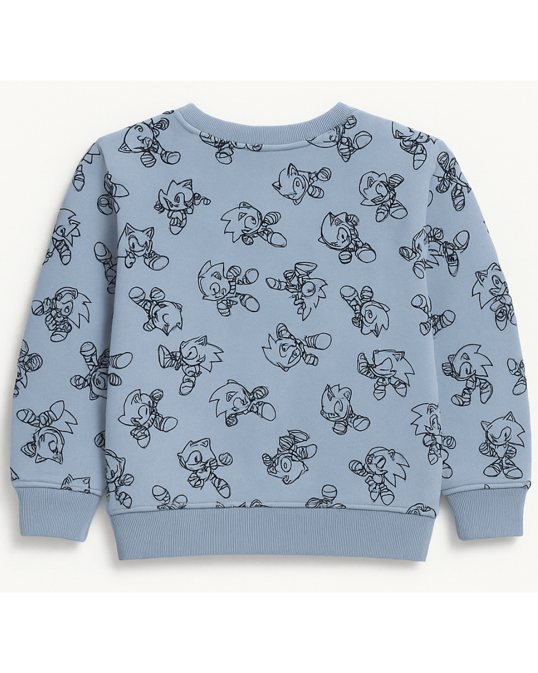 Unisex Grey Full Sleeve Sweat Tee with Matching Sweat Pants for kids 100% cotton