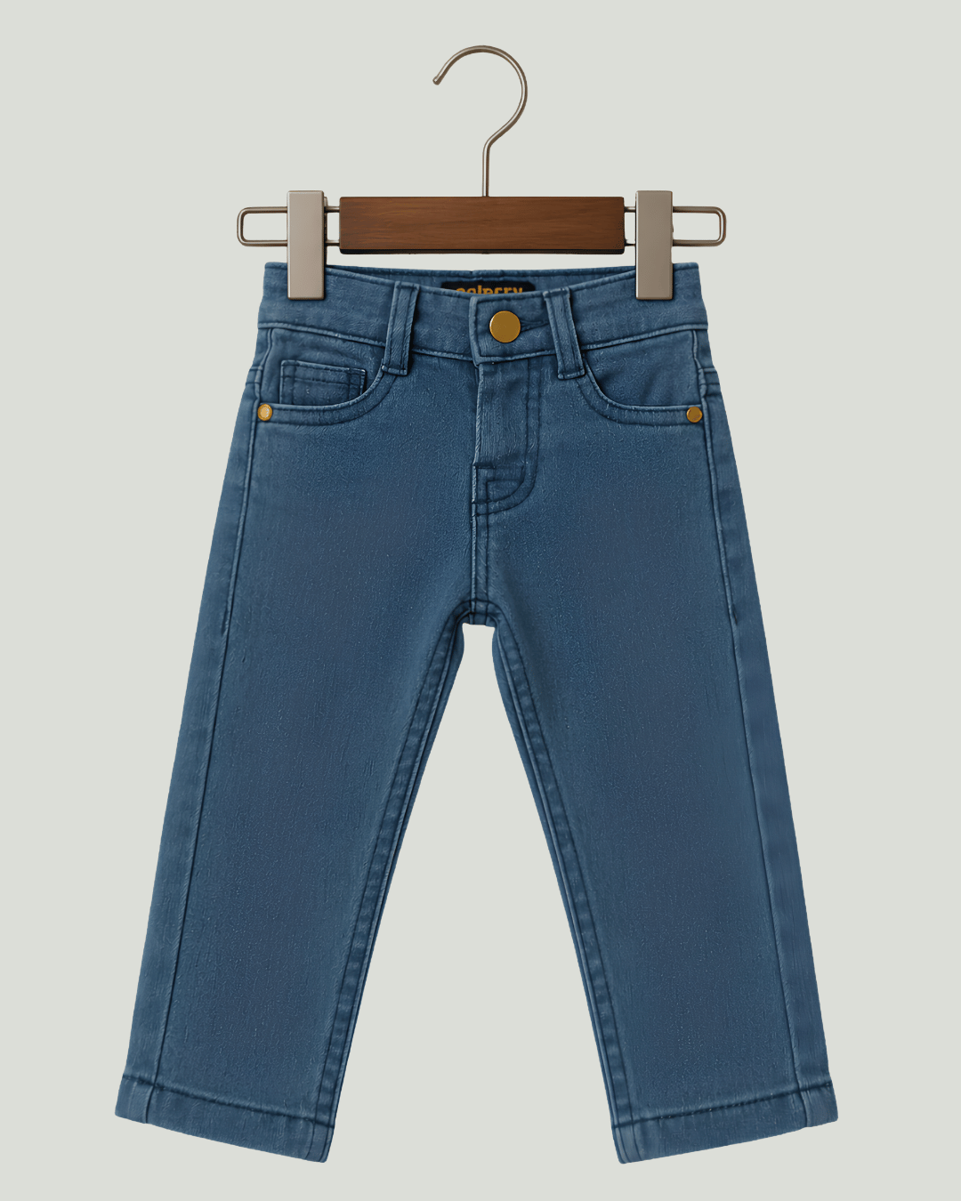 Classic Comfort Fit Kids Light Blue Denim Jeans