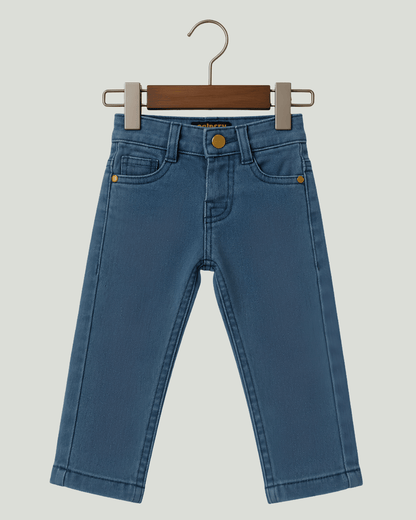 Classic Comfort Fit Kids Light Blue Denim Jeans