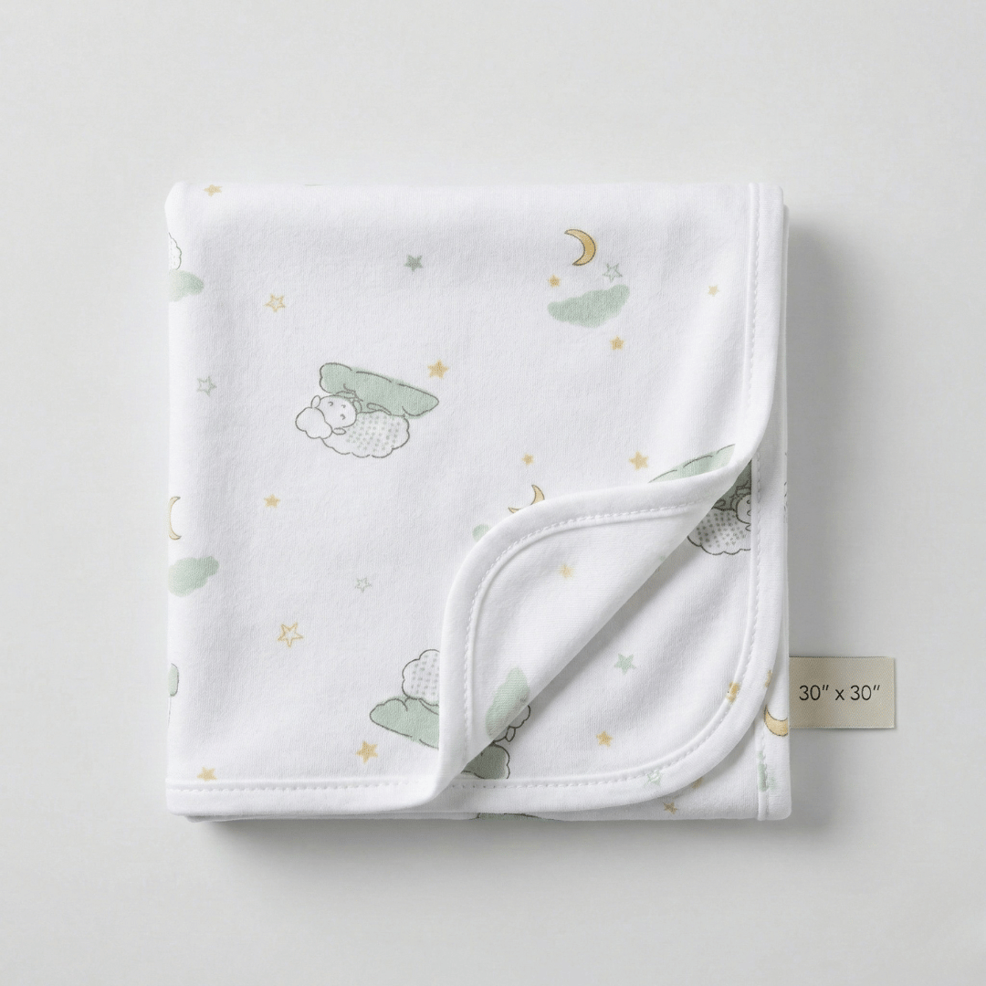 Unisex white AOP Towel 30" x 30"