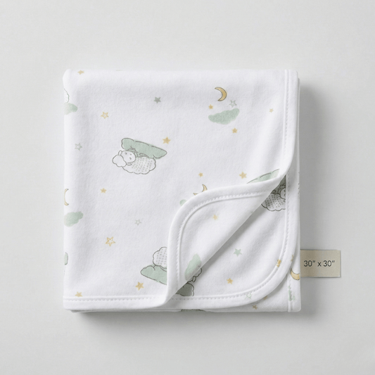 Unisex white AOP Towel 30" x 30"