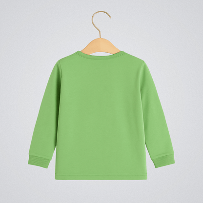 Todlerry Girls Cotton T-Shirt | Adorable Green | Soft & Breathable   | 100% Cotton