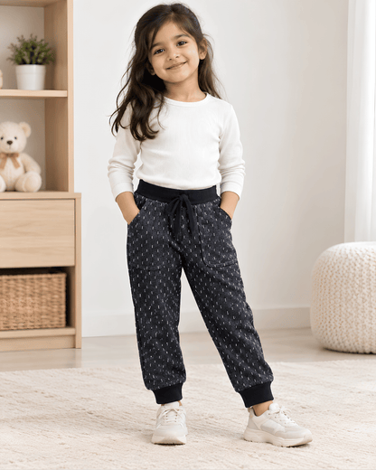 Todlerry Unisex Toddler Cozy Fleece Drawstring Joggers
