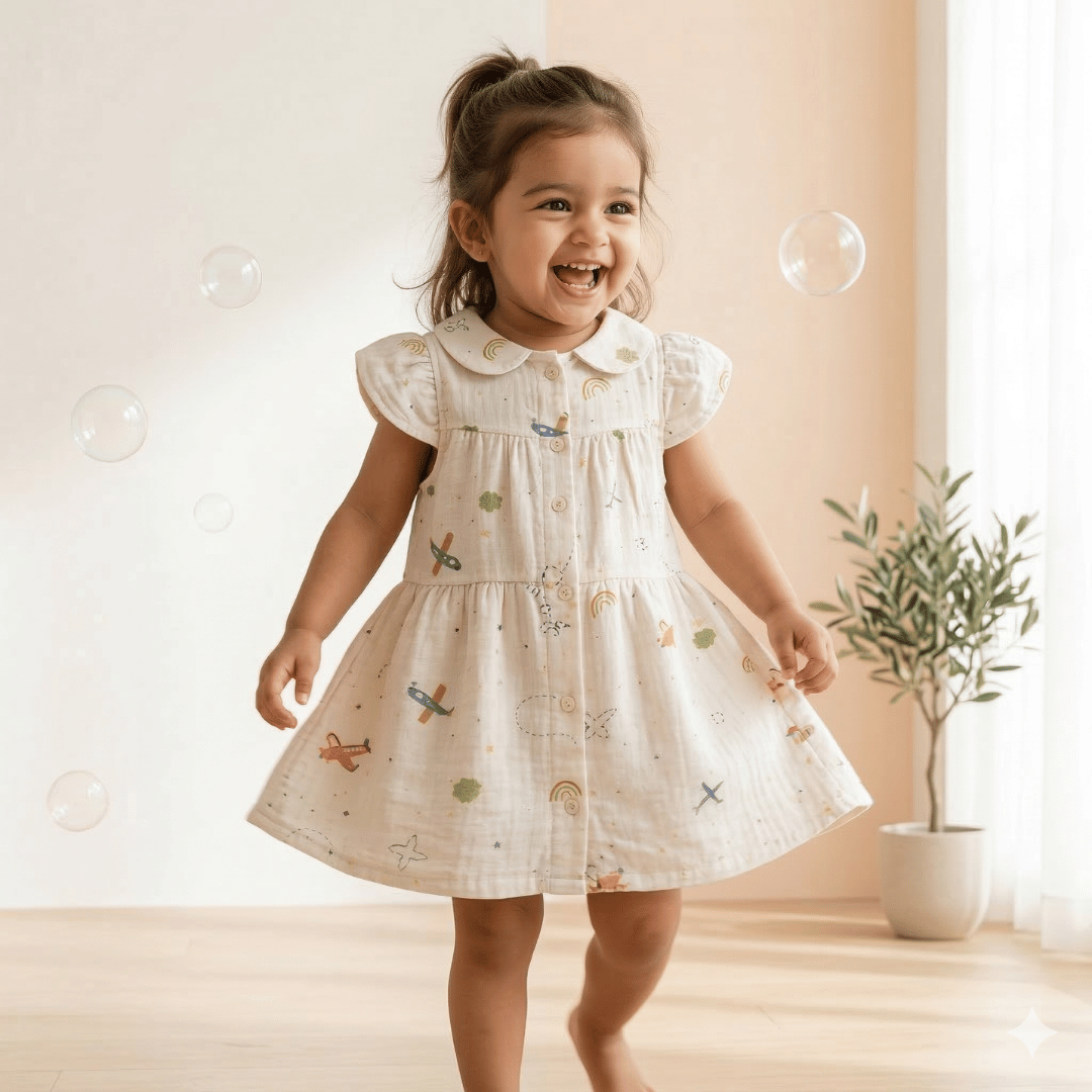 Cotton Collar Neck Frock Collection